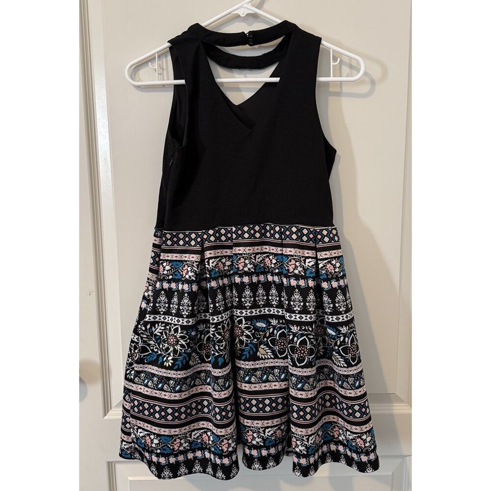 DRESS GIRLS Knit Works Size 14 Black